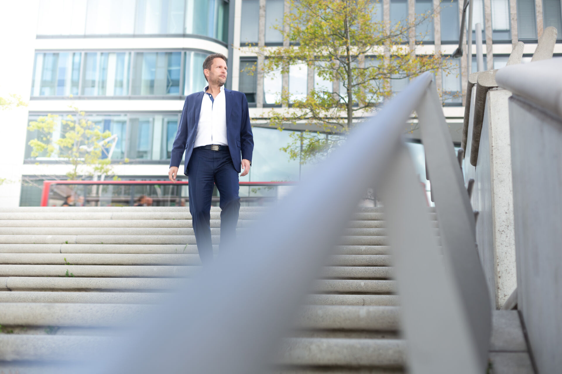 Matthias Haß mit Blick in die Zukunft in Hamburg